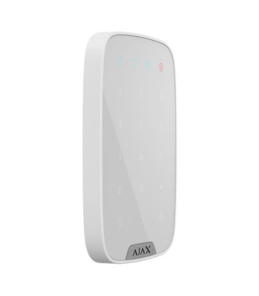 White two-way wireless keypad for Ajax alarms