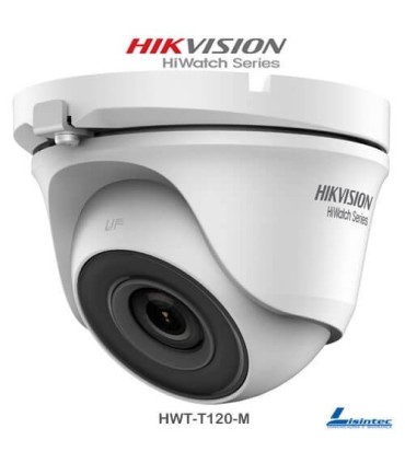 Caméra dôme Hikvision 1080p, objectif 2.8 mm - HWT-T120-M