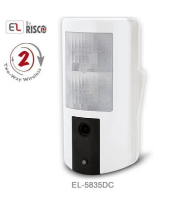 Detector inalámbrico de doble tecnología para exteriores con cámara
