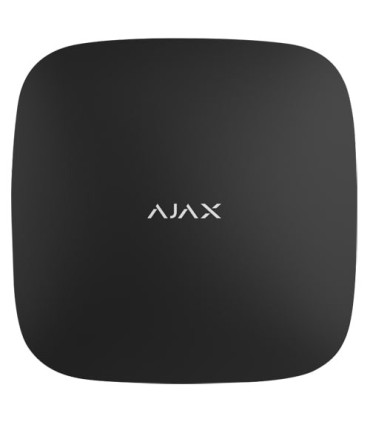 Panel de alarma Ajax Hub2 Plus negro con GSM, 3G, 4G, LAN y WIFI