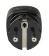 Black smart socket for Ajax alarm systems