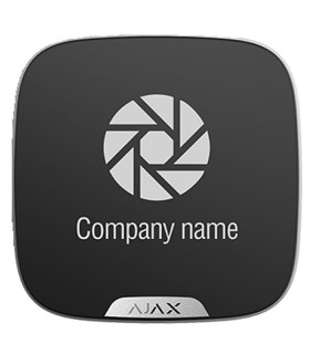 Tampa personalizável preta para sirene Ajax STREETSIREN DOUBLEDECK