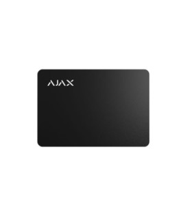 Carta Pass nero per abilitare e disabilitare i sistemi di allarme Ajax tramite Keypad Plus