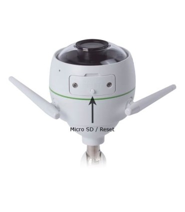 Cámara IP WiFi Ezviz C3WN para exteriores con audio