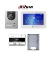 KTD01L(S) - Kit Vídeo-Porteiro IP 2 Fios Dahua 2MP 7" Superfície