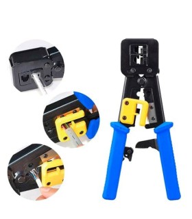 Alicate de cravar RJ45/RJ11/RJ12