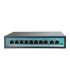 Switch HiPoE 144W 8 puertos + 2 Uplink Giga