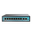 HiPoE 144W Switch 8 ports + 2 Giga Uplink