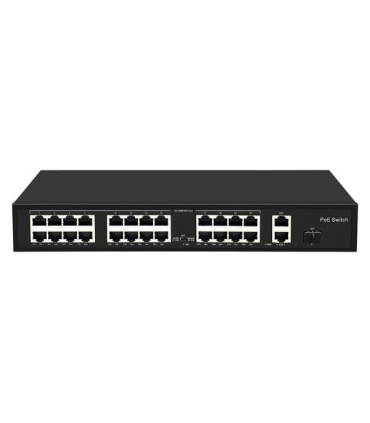 Switch PoE 300W 24 ports PoE + 2 Ports Gigabit + 1 SFP Gigabit