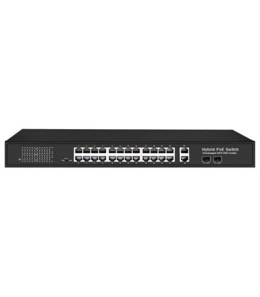 Switch HiPoE 300W 24 portas PoE + 2 Portas Gigabit + 2 SFP Combo