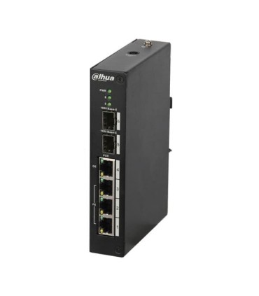 Switch HiPoE 96W 4 puertos PoE + 2 puertos SFP