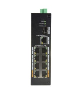 Switch PoE 96W 8 Portas PoE + 1 Porta Uplink RJ45 + 1 SFP Combo