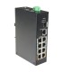 Switch PoE 96W 8 Puertos PoE + 1 Puerto Uplink RJ45 + 1 SFP Combo