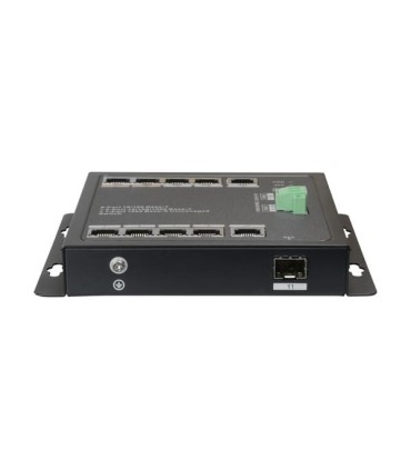 Switch HiPoE 96W 8 portas PoE + 2 uplink RJ45 + 1 SFP