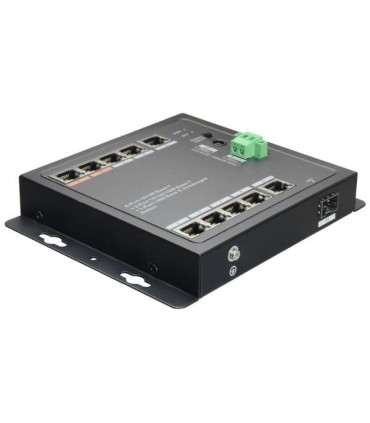 Switch HiPoE 96W 8 ports PoE + 2 port uplink RJ45 + 1 port SFP