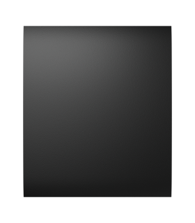Panel táctil para interruptor de luz color negro