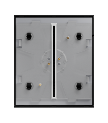 Botão de toque para interruptor de luz simples em cor preta