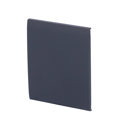 Bouton tactile pour interrupteur d'éclairage couleur graphite