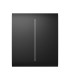 Panneau tactile pour double interrupteur couleur noire
