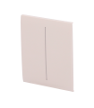 Touch panel for double light switch Ivory color