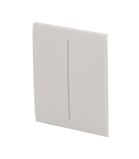 Painel de toque para duplo interruptor de luz cor de ostra