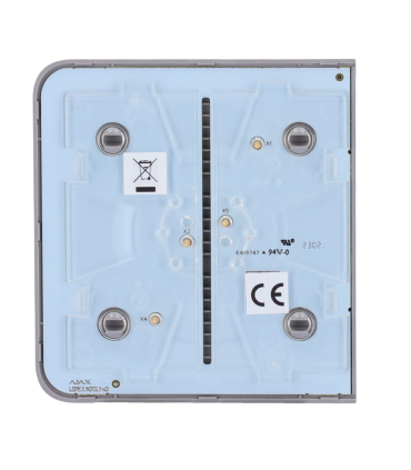 Touch panel for light switch Grey colour