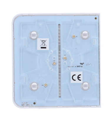 Pannello laterale touch Ajax Sidebutton per un interruttore della luce, RAL 9003 Colore bianca