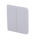 Panel táctil para un interruptor doble de luz Colore nebbioso