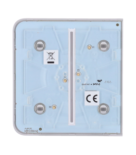 Panel táctil para un interruptor doble de luz Colore nebbioso
