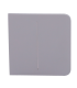 Touch panel for a double light switch Grey colour