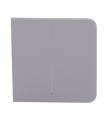 Panel táctil para un interruptor doble de luz Color gris