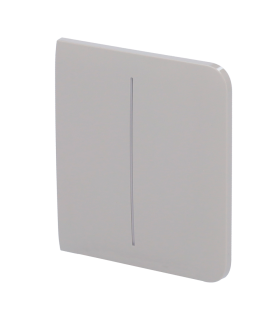 táctil para un interruptor doble de luz Color oliva