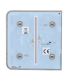 Painel táctil duplo para um interruptor de luz Cor de azeitona