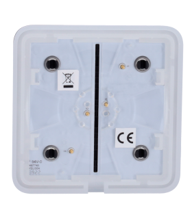 Painel de toque para um interruptor de luz cor preta
