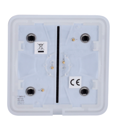 Panel táctil para un interruptor de luz color negro