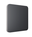 Panneau tactile pour interrupteur d'éclairage couleur graphite