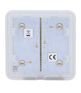 Panel táctil Solobutton Ajax para un interruptor de luz, RAL 9002 Color ostra