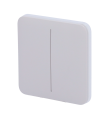 Painel táctil para interruptor duplo de luz Cor nebulosa