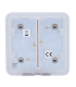 Painel táctil Ajax Solobutton para interruptor duplo de luz, RAL 7004 Cor cinzenta