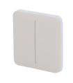 Painel táctil para interruptor duplo de luz Cor de perola