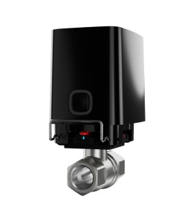 Válvula solenoide de cierre de agua de media pulgada - Color negro