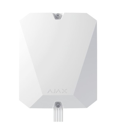 Centrale d'allarme professionale AJAX 2G 4G LAN di colore bianco