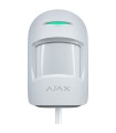Detetor de movimento Ajax cableado branco
