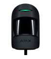 Detector de movimiento Ajax cableado con doble tecnología PIR y Microondas negro