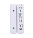 Wired Ajax magnetic contact detector with impact and vibration detection white