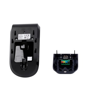 Detector de movimento Ajax FIBRA preto com recolha de fotos