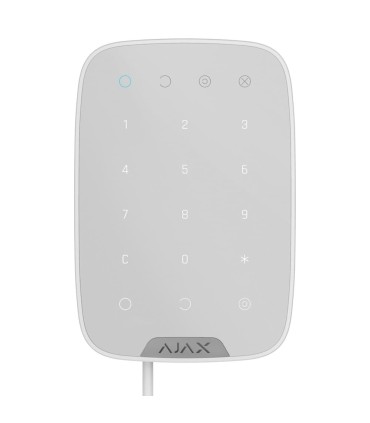 Clavier tactile blanc pour système Ajax Fibra
