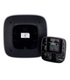 Ajax Superior StreetSiren DoubleDeck Fibra Preto — Sirene de Exterior por Fios com Tampa Personalizável e Grau 2