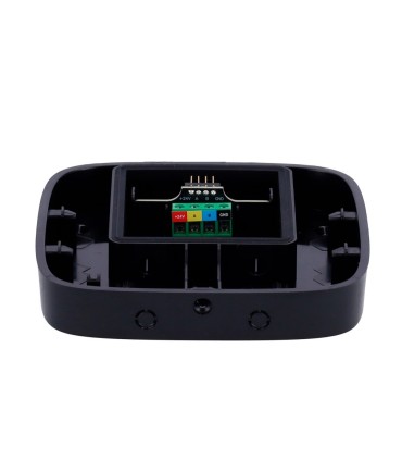 Black outdoor doubledeck siren for Ajax Fibra system