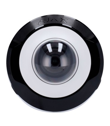 Cámara Mini Domo IP Ajax en color blanco con 5MP lente de 4mm y audio